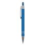 Stylo en aluminium avec finition soft-touch et 3 anneaux argentés