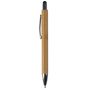 Stylo en bambou avec pointeur coloré pour écran tactile