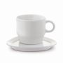Tasse à café avec soucoupe triangulaire fabriquée en UE 180ml