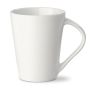 Tasse porcelaine blanche à poignée triangulaire fabriquée en UE 270ml