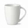 Tasse blanche céramique à poignée triangulaire d'une capacité de 270ml