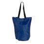 Sac pliable en polyester pour les courses avec poignées noires