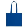 Grand sac en coton OEKO-TEX de couleurs avec soufflet 140 g/m2