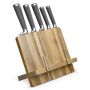 Support en bois d'acacia pour couteaux et tablette ou portable