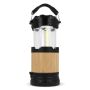 Lampe polyvalente qui agit comme une lanterne en ABS et bambou