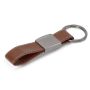 Porte-clés en cuir avec détail en métal à personnaliser