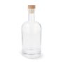 Gourde durable en verre avec couvercle FSC 500ml