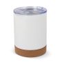Gobelet en acier inoxydable à double paroi avec base en liège 350ml