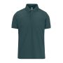 Polo basique unisexe en coton à manches courtes 210 g/m² B&C couleur vert foncé