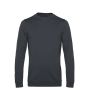 Pull à col rond ajusté en coton 280 g/m² B&C couleur gris foncé