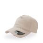 Casquette en coton effet usé à 5 panneaux avec fermeture à boucle