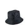 Chapeau bob en nylon pour toutes occasions, résistant à l'eau couleur noir