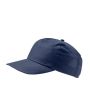 Casquette en polyester recyclé avec visière incurvée 125 g/m2