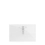 Identificateur transparent en plastique avec clip arrière 9x5,5 cm