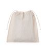 Sac en coton avec un côté en maille en forme de filet 140 g/m²