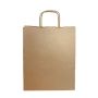 Sac classique en papier kraft avec poignées courtes 90 g/m²