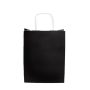 Sac en papier kraft en plusieurs couleurs et poignées courtes 90 g/m²