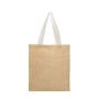Sac de courses en jute avec poignées en coton 265 g/m²