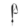 Lanyard en polyester avec porte-badge extensible et bloqueur