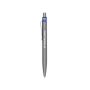 Stylo en aluminium recyclé avec détail coloré encre bleue