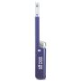Briquet électronique rechargeable avec tête longue et bouton-poussoir couleur bleu marine