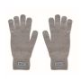 Gants en polyester recyclé avec patch pour personnalisation