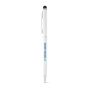 Stylo fin avec pointe tactile, couleur chromée, encre bleue Vip Thin