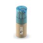 Crayons personnalisés pour enfants + taille crayon couleur  bleu