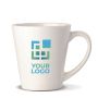 Tasse blanche en céramique spéciale pour sublimation 350ml avec zone d'impression
