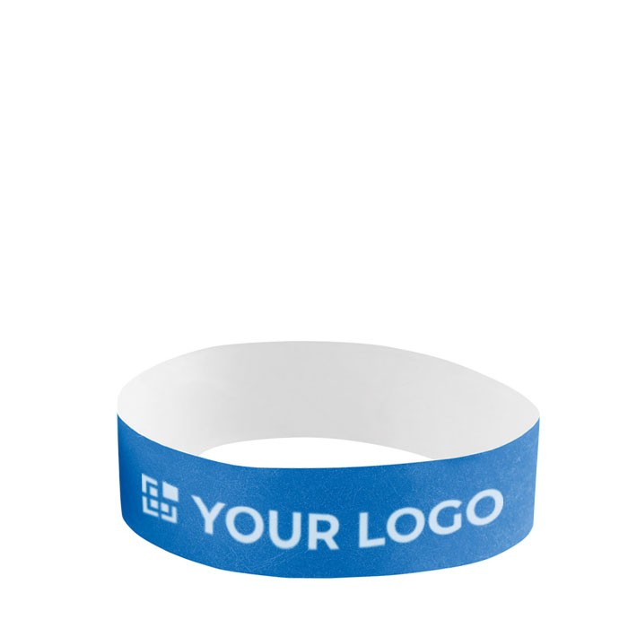 Bracelet Tyvek personnalisé couleur orange troisième vue