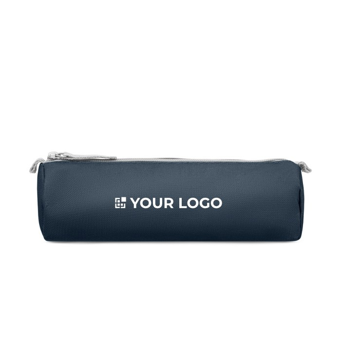 Classique trousse publicitaire personnalisable couleur bleu