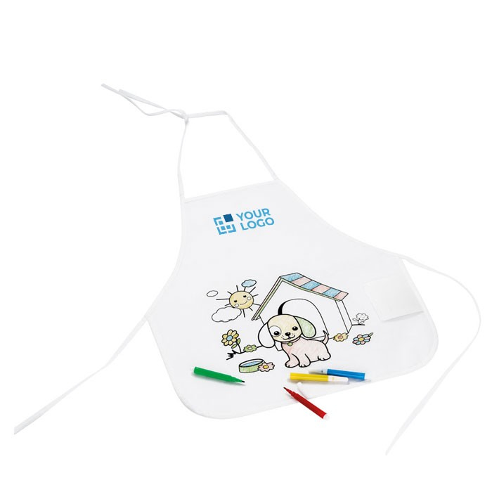 Tablier pour enfant à colorier