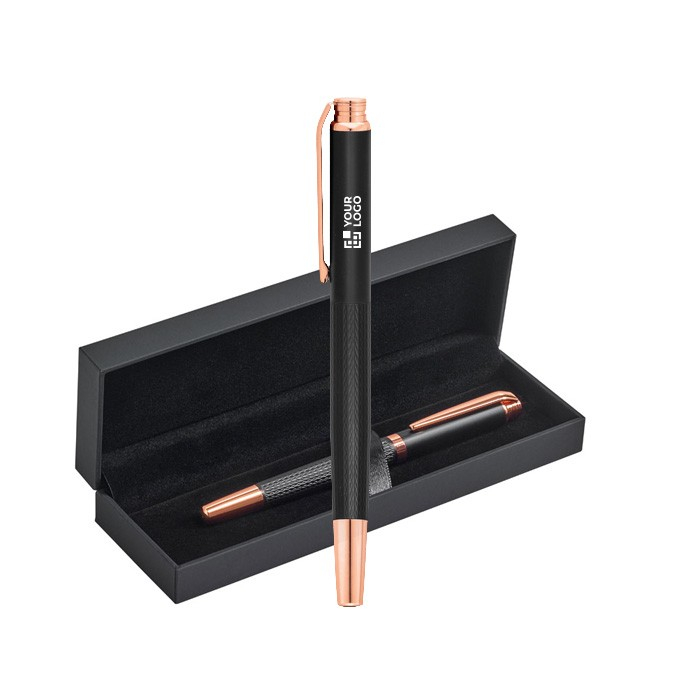 Stylo publicitaire pour fidéliser la clientèle couleur noir