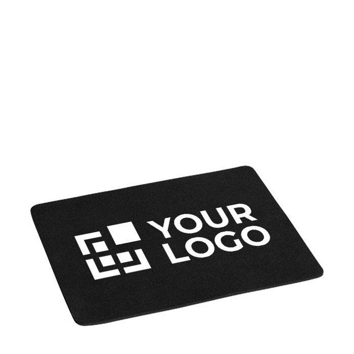 Tapis de souris personnalisé avec le logo couleur noir