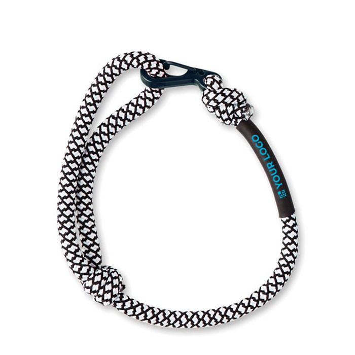 Bracelet en cordon avec clip de fermeture