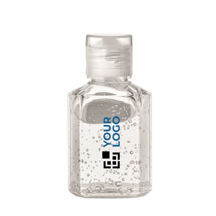 Gel personnalisé pour les mains avec zone d'impression
