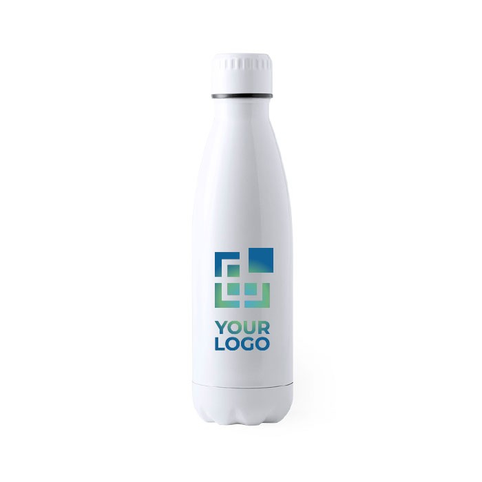 Gourde blanche idéale pour sublimation avec zone d'impression