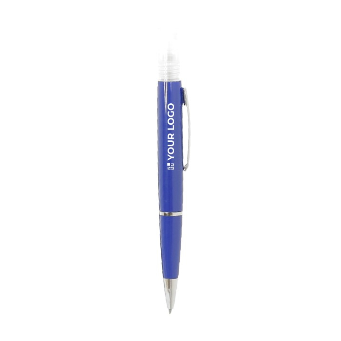stylo publicitaire avec spray désinfectant