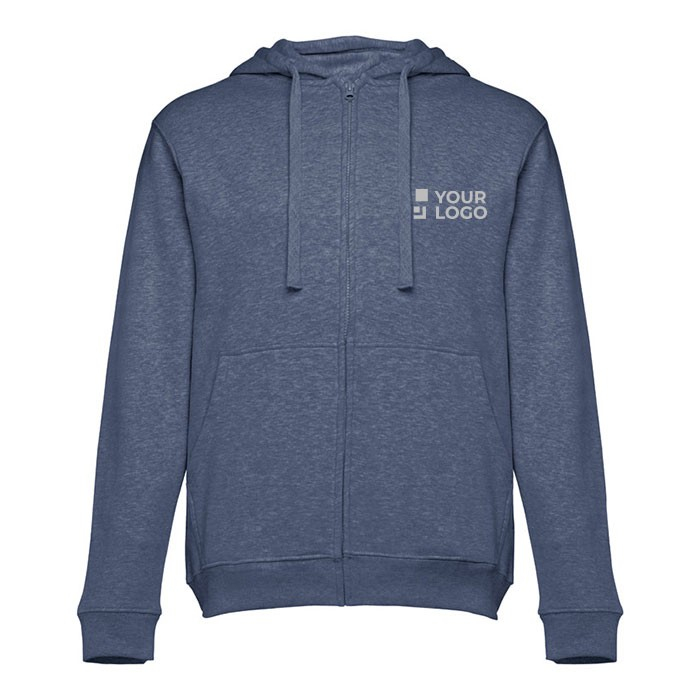 Veste à capuche personnalisable 320 g/m2 avec zone d'impression