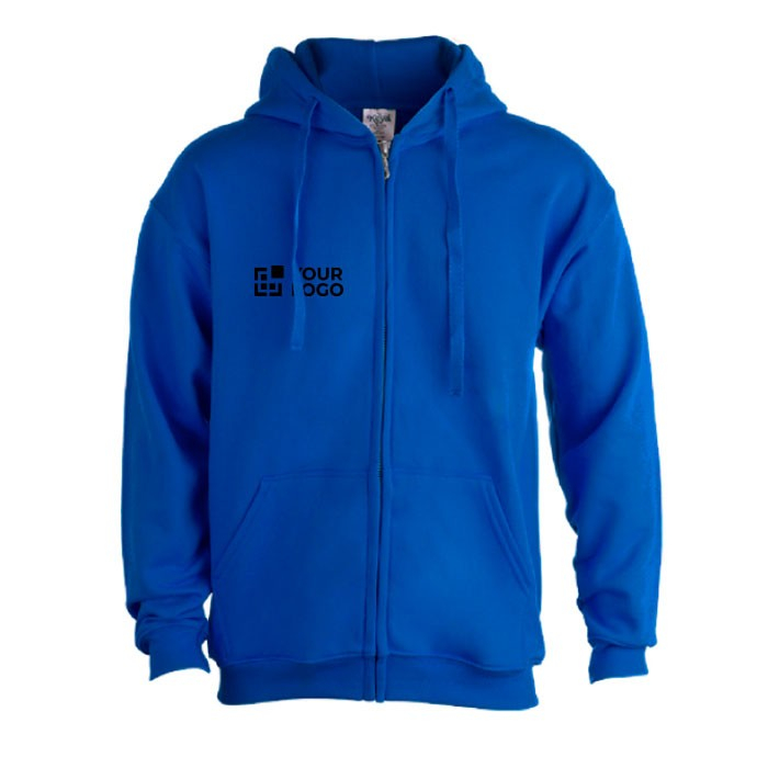 Veste à capuche personnalisée 280g/m2 avec zone d'impression