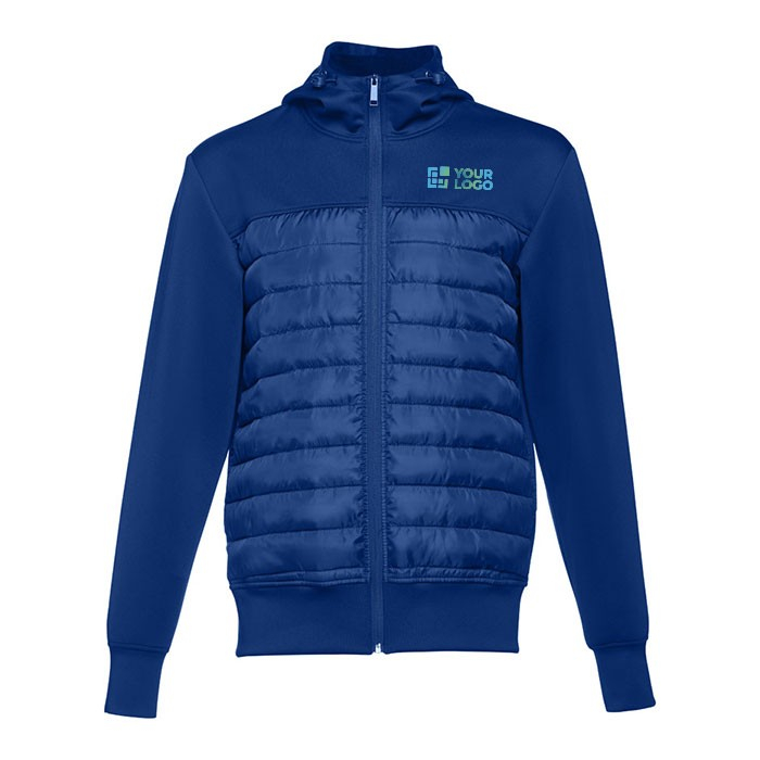 Veste avec capuche personnalisable 300T avec zone d'impression