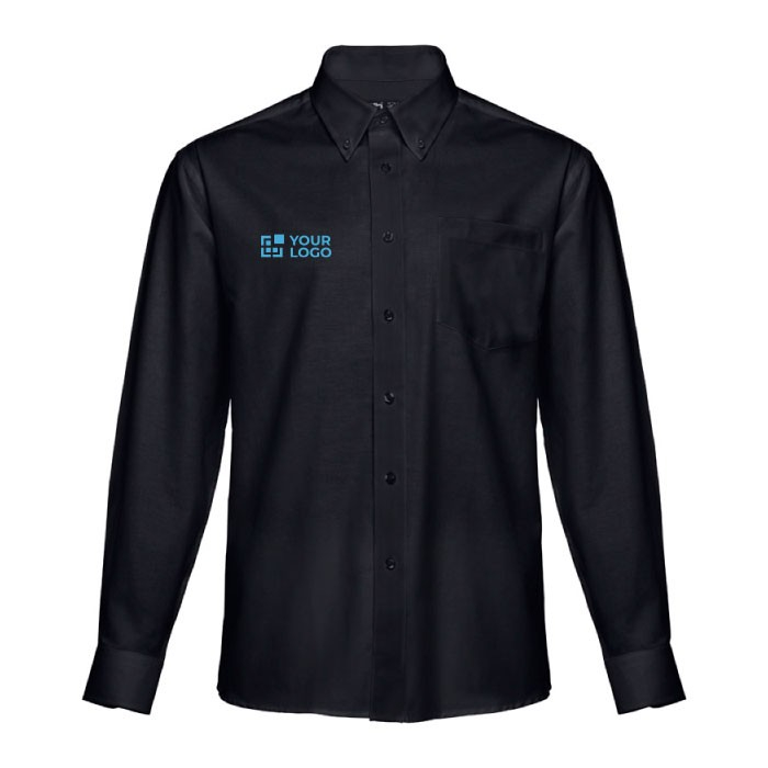 Élégante chemise personnalisable 130 g/m2 avec zone d'impression