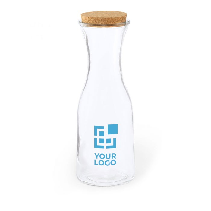 Bouteille personnalisable de table de 1L couleur transparent
