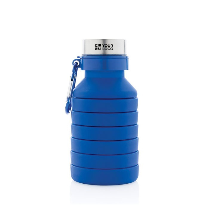 Bouteille pliable avec une conception unique couleur noir