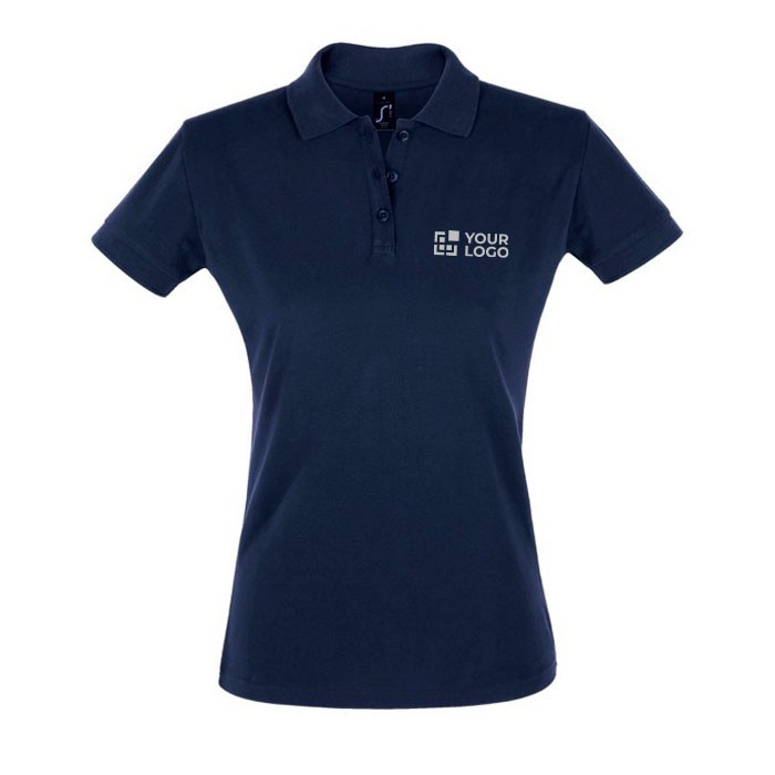 Polo pour marques 100% coton avec zone d'impression