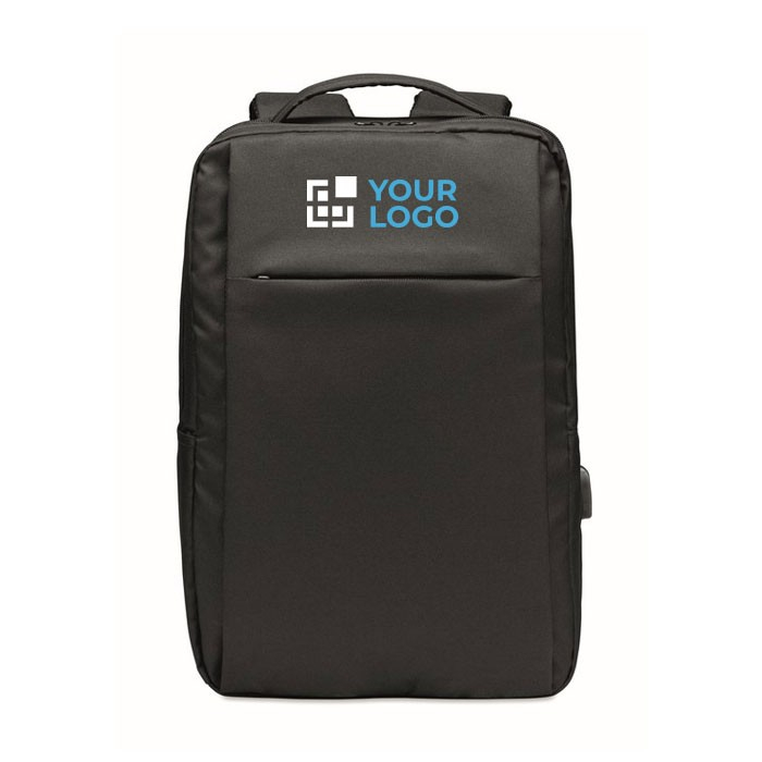 Sac à dos personnalisable pour ordinateur avec zone d'impression