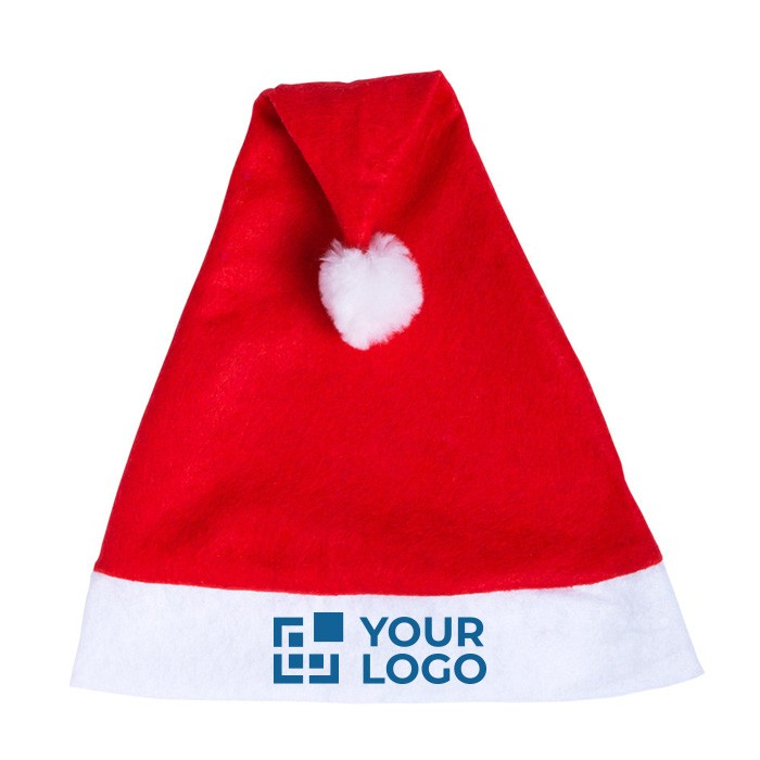 Bonnet papa Noël en couleurs vives avec zone d'impression