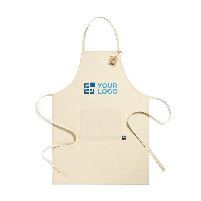 Tablier 100% coton de 180 g/m2 avec zone d'impression