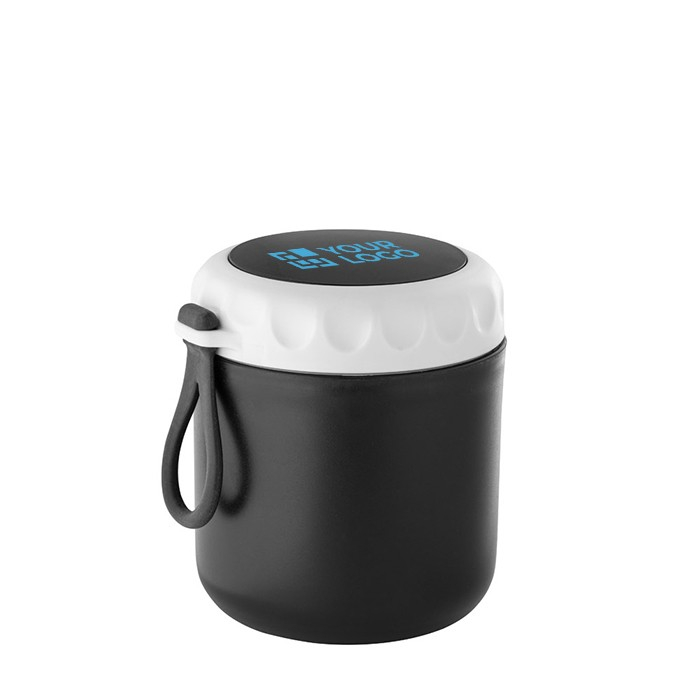 Récipient thermos en plastique à double paroi couleur blanc