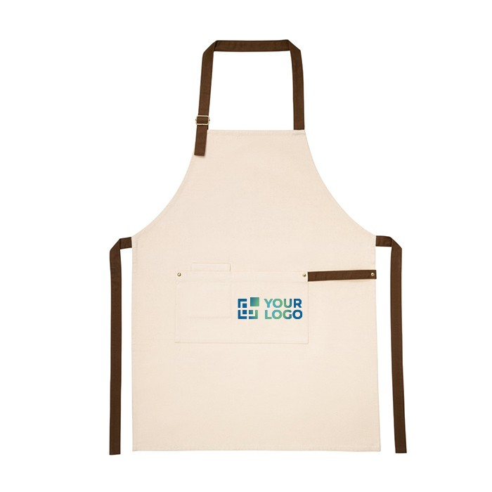 Tablier de qualité en coton 320 g/m2 avec zone d'impression